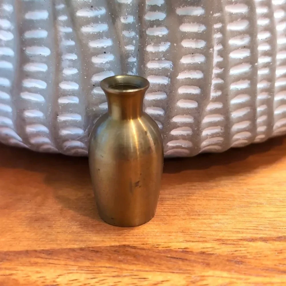 Vintage Miniature Brass Vase